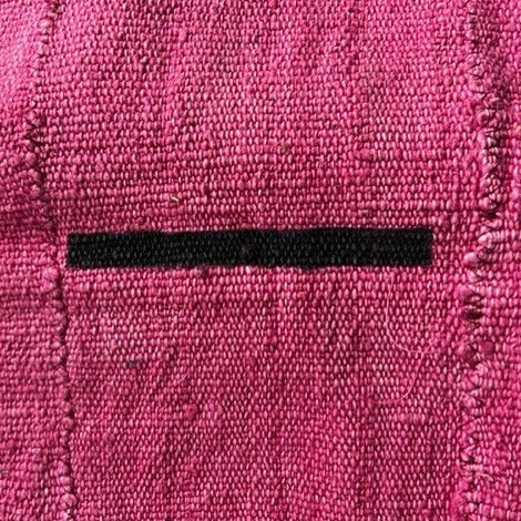 Queen size mudcloth bed bundle in pink and black